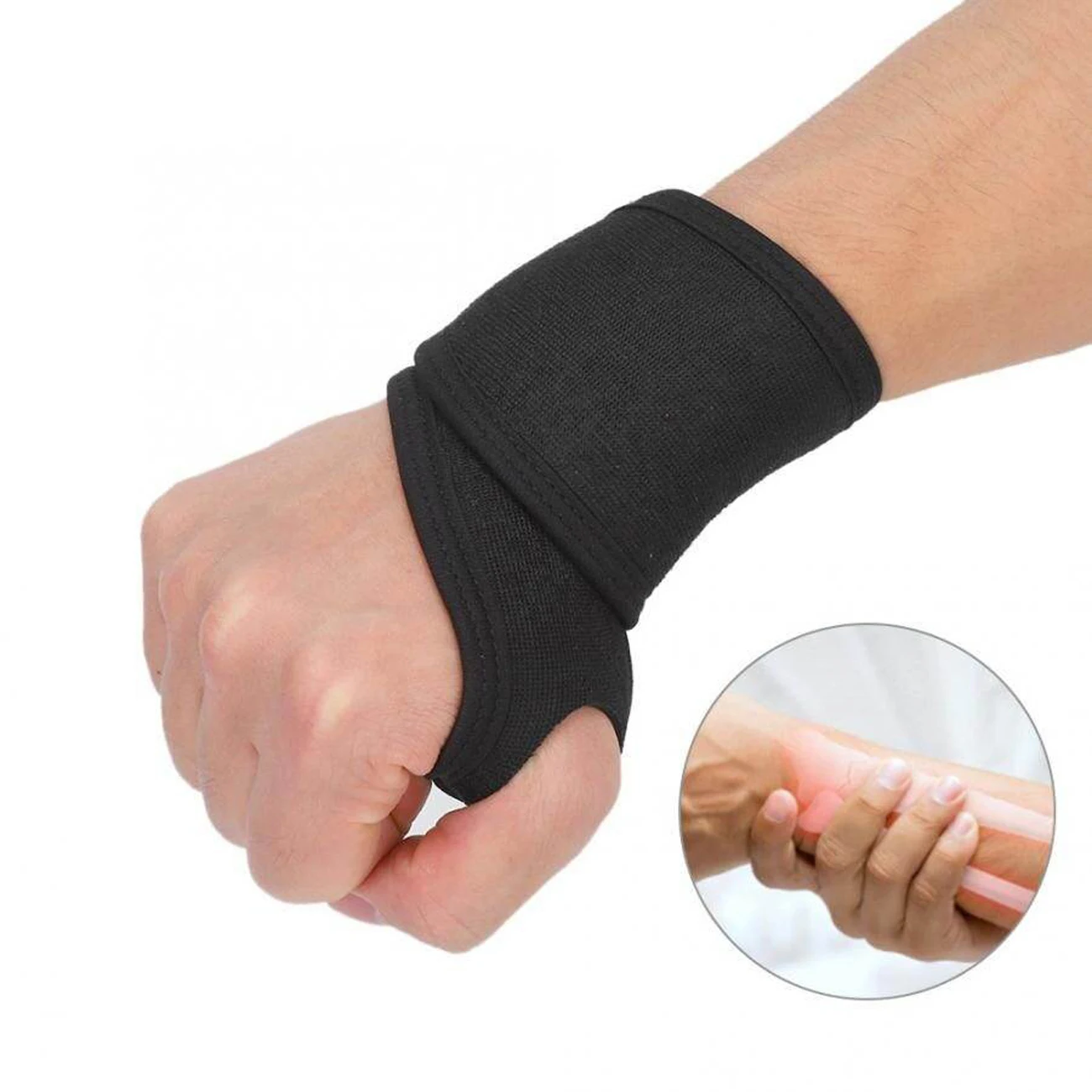 

1PCS Adjustable Wrist Wraps Wrist Straps Hand Support Carpal Tunnel Brace for Arthritis and Tendinitis Pain Relief