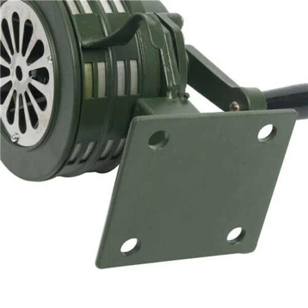 

Crank Hand Operated Air Siren Horn Fire Emergency Security Alarm Aluminum Alloy NC99