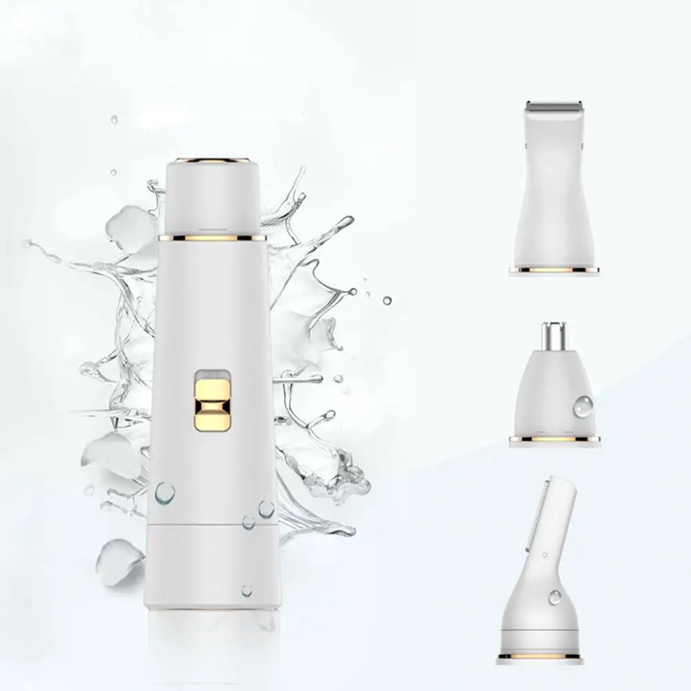 Safety Portable Usb Four in One Does Not Hurt The Pores Epilator Electric for Multiple Connectors All-Round Shaving | Бытовая техника
