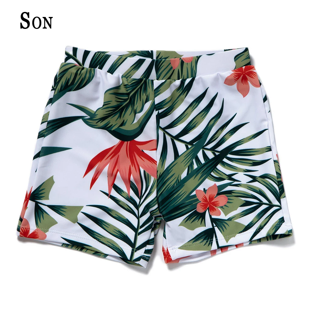 Женский слитный купальник ZAFILLE семейный пляжные шорты с зелеными листьями для