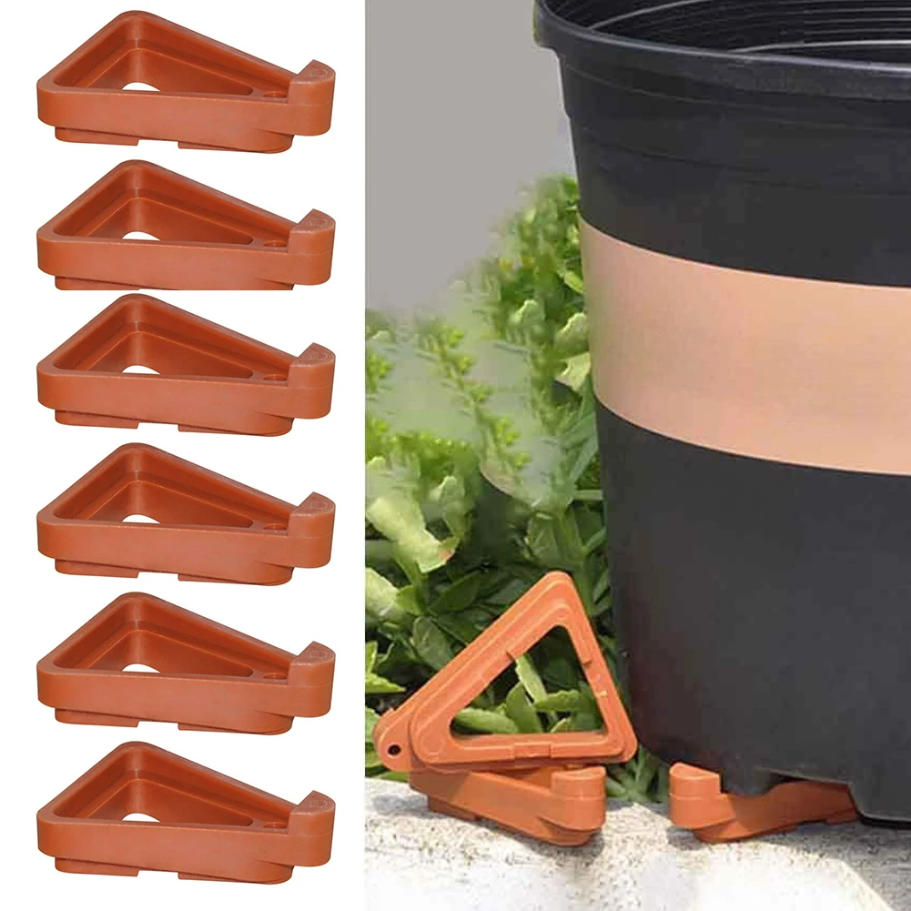 

12PCS Plant Pot Toes Plant Stand Flower Pot Feet Risers Lifters Triangle Support For Garden Indoor Outdoor Flower Stands Indoor