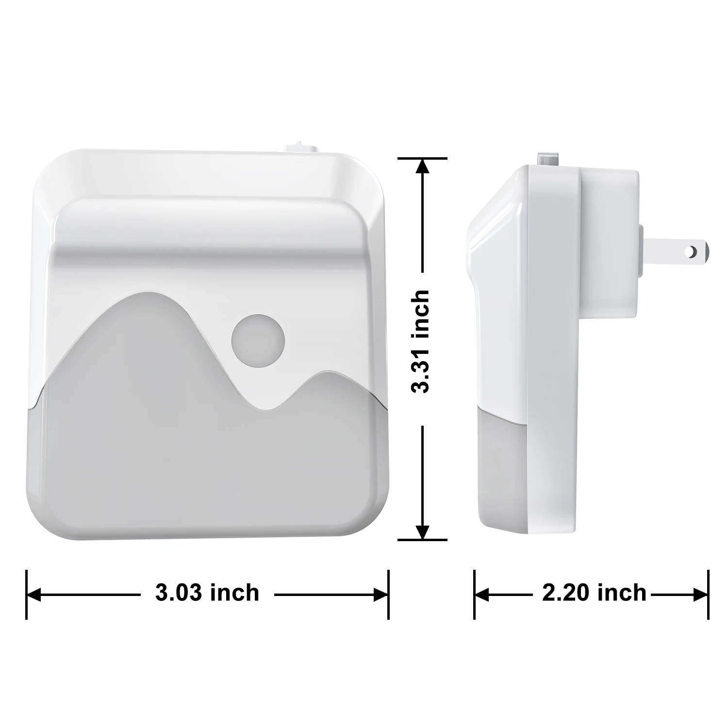 Светильник Сенсор светодиодный Плавная тусклая светильник Спальня коридор