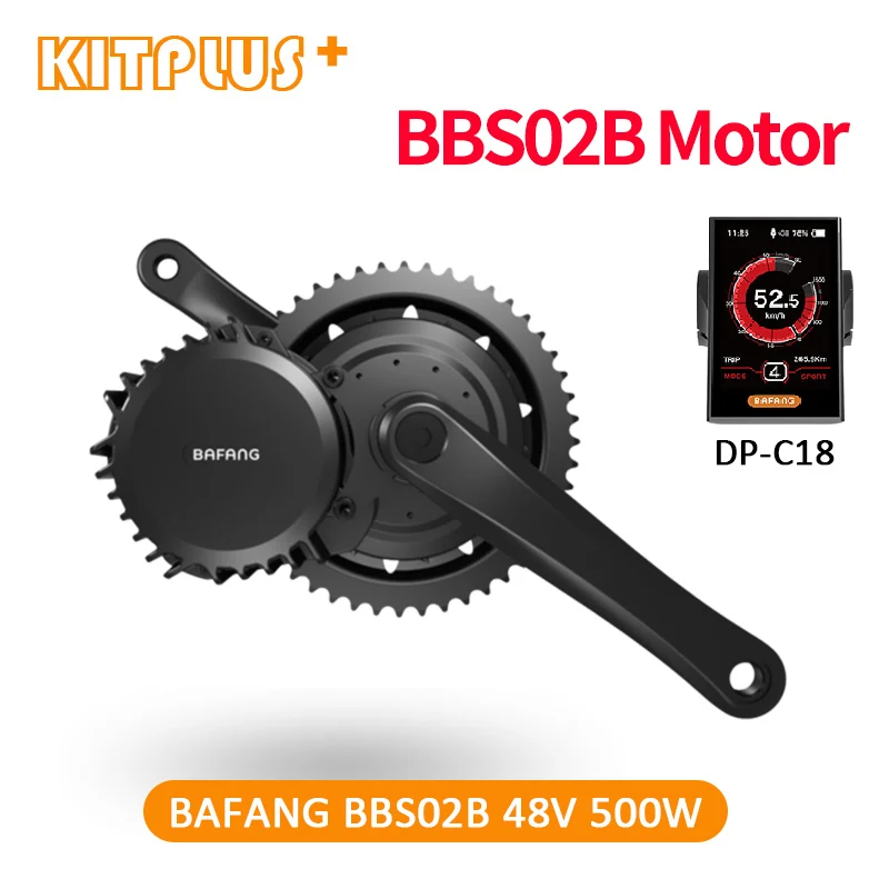Bafang 500 W 48 V 8Fun BBS02 Электрический привод комплектующие для электронного велосипеда