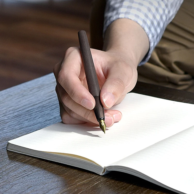 KACO EDGE черная синяя матовая металлическая авторучка с 2 конвертерами чернильная