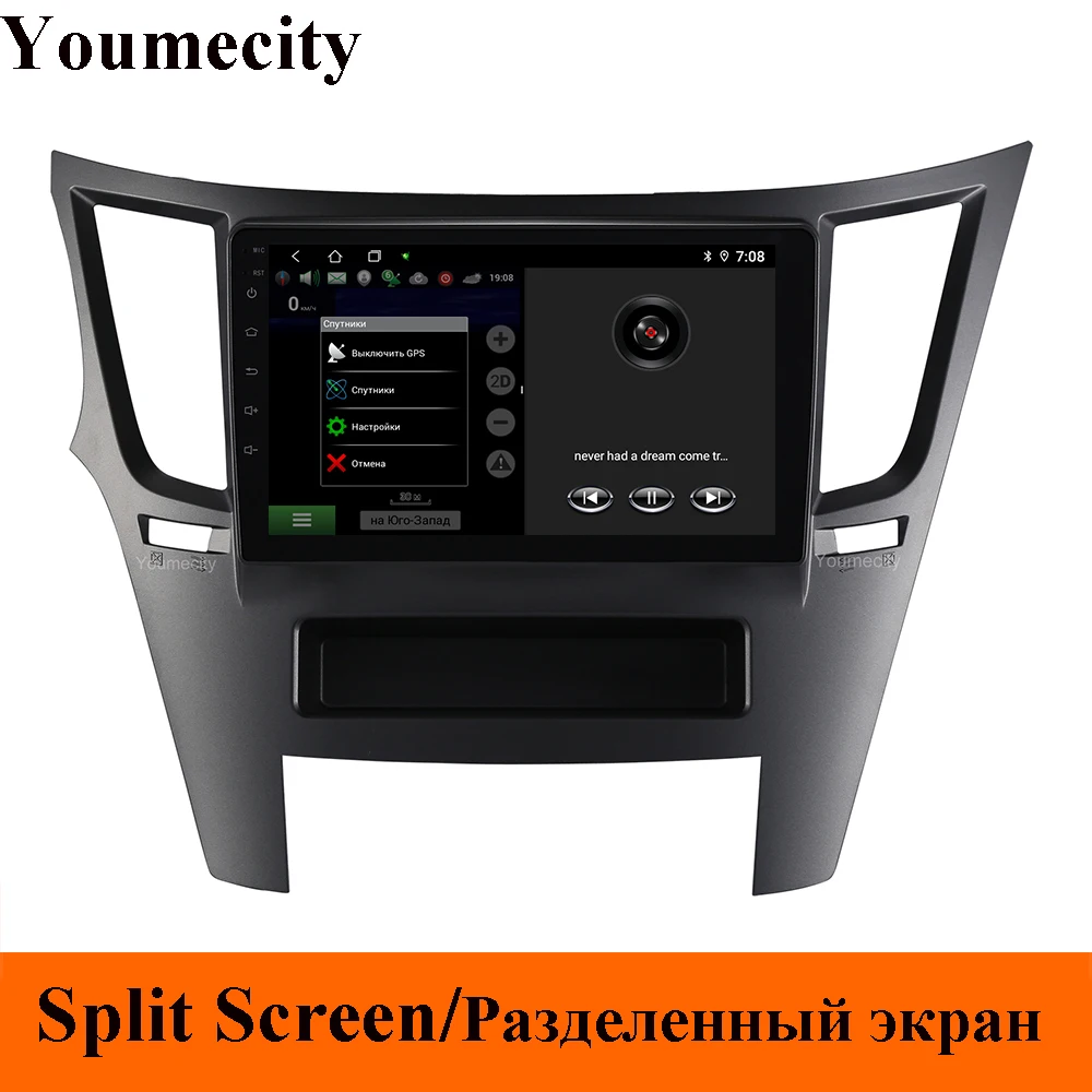 Автомобильный dvd-плеер Android 9,0 для Subaru Legacy Outback 2009 2010- gps Радио Видео мультимедийный плеер емкостный ips экран RDS