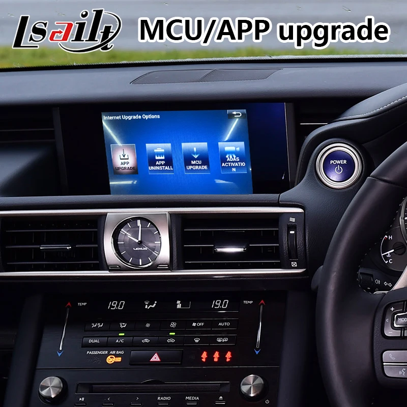 Lsailt автомобильный интерфейс Android для Lexus IS300H IS300 IS200T 2014 2019 года с ручкой управления
