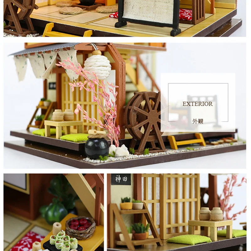 DIY Roombox миниатюрная кукольная мебель игрушка лес праздник деревянный ручной работы Miniaturas дом сборные наборы игрушки для детей