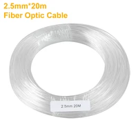 2 5mm 20m end glow light guide fiber optic cable for colorful car starry sky light source