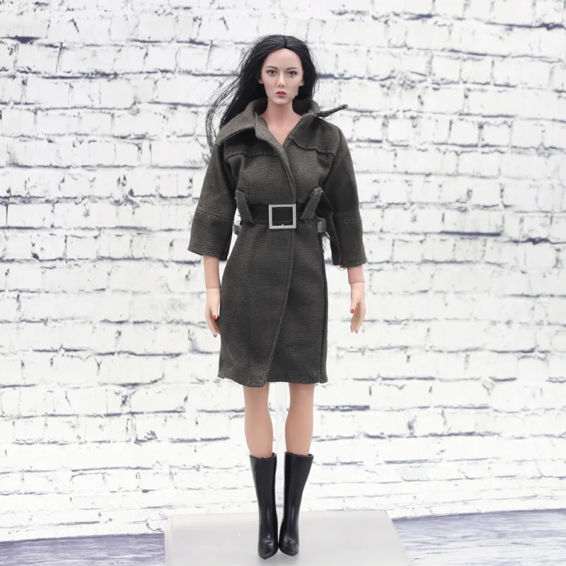 Длинное зимнее пальто для куклы Барби 1/6 аксессуары шарнирных кукол костюм