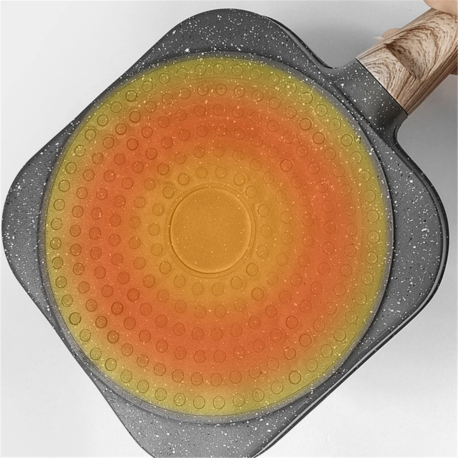 

4-cup Egg Frying Non-stick Frying Pan Aluminum Pan Non Stick Egg Cooker Pan Pancake Maker For Kitchen