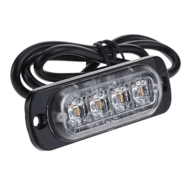 Белый/желтый свет грузовик/Грузовик 12 24 в боковой тонкий 4 светодиода