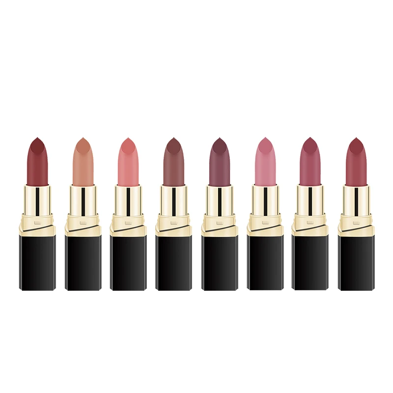 

8 Colors Waterproof Women Sexy Lipstick Cosmetics Lip Stick Matte Makeup Long Lasting Nude Matte Lipstick Cosmetic Makeup Tools