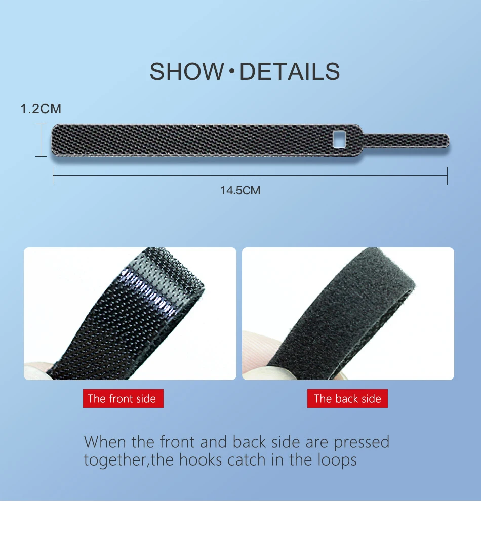 ! USB органайзер кабеля ACCEZZ держатель провода для наушников лента мыши зажимы