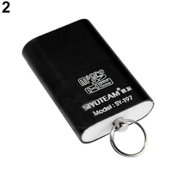 Кардридер портативный мини USB 2,0 micro sd tf t-flash адаптер флэш-накопитель для чтения карт памяти