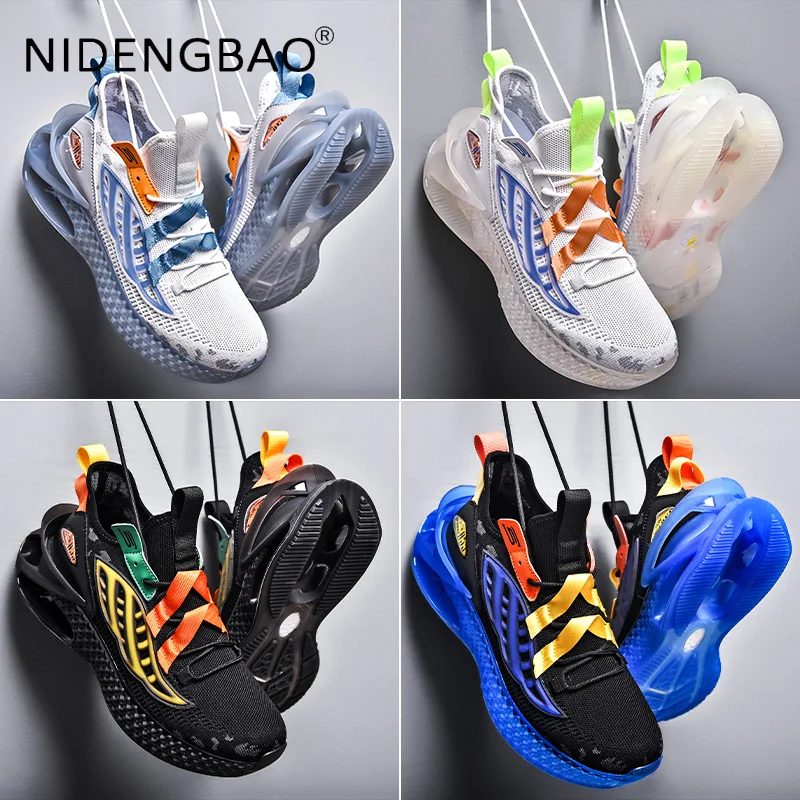 New Design Mens Sneakers Casual Shoes Basketball Breathable Damping Anti Skid Cool Man Jogging Running Sports Shoes Size 39-46