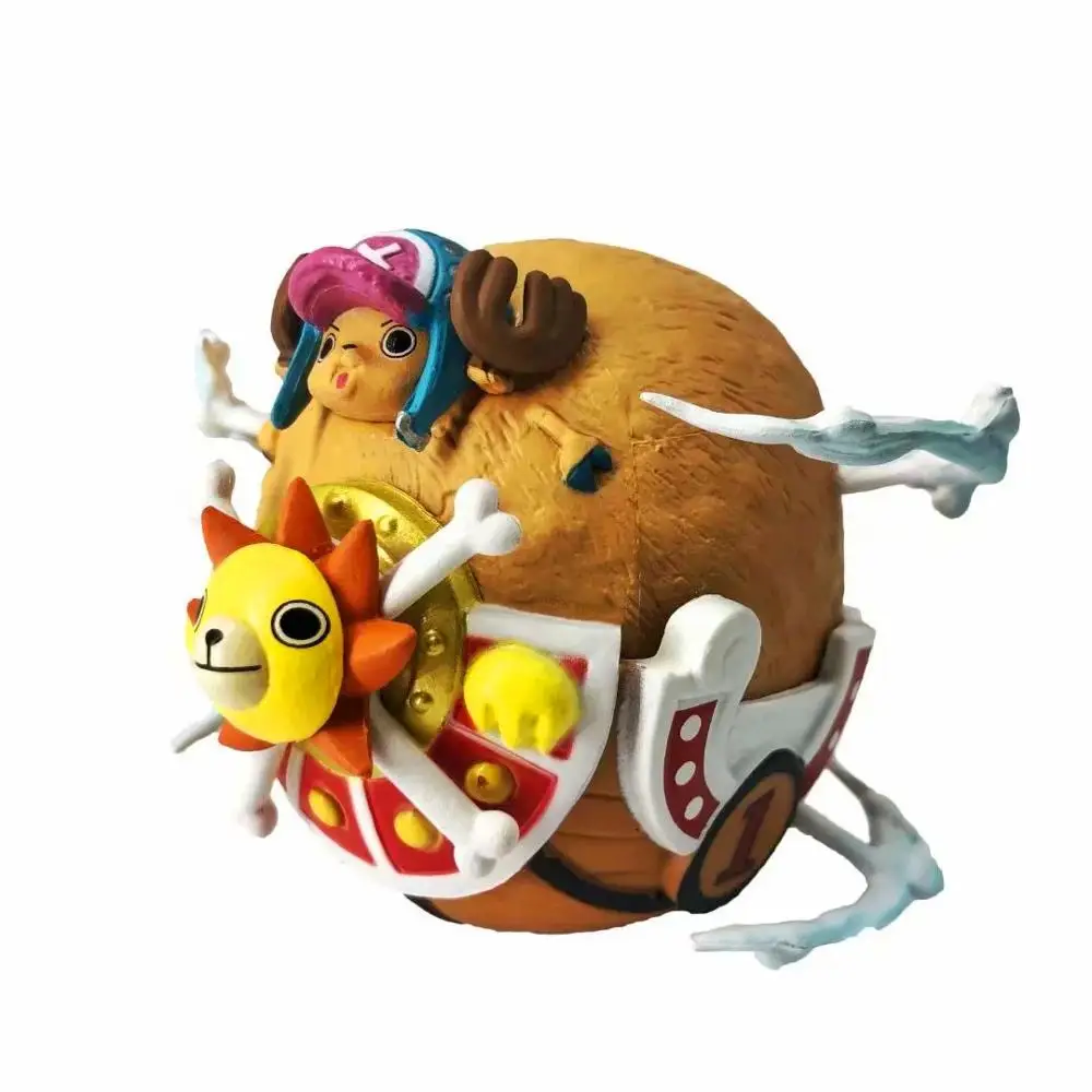 

2.17" Anime ONE PIECE THOUSAND SUNNY Chopper Luffy's Partner GK Box Action Figure Collectible Model Toy 5.5cm Z33