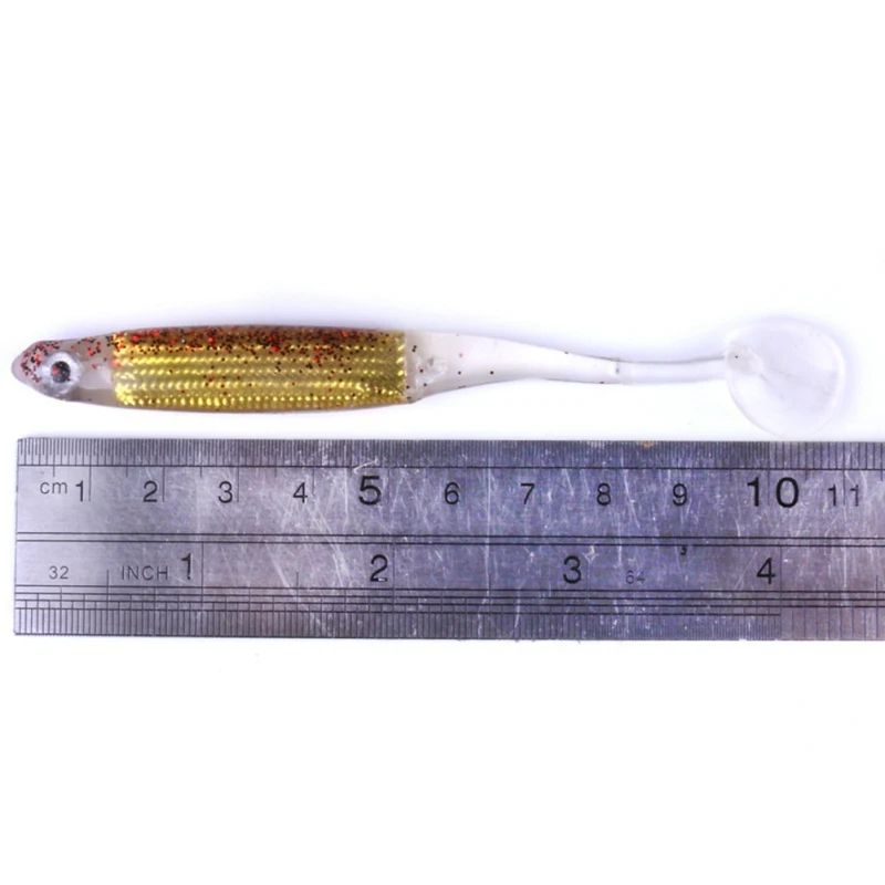 

10pcs Worm Swimbait Lure Soft Pesca Artificial Lure Jig Head Fly Fishing Silicone Rubber Lures