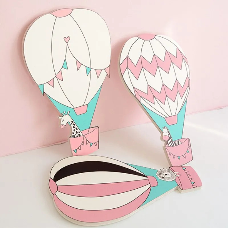 INS скандинавский деревянный воздушный шар украшения настенный стикер украшение