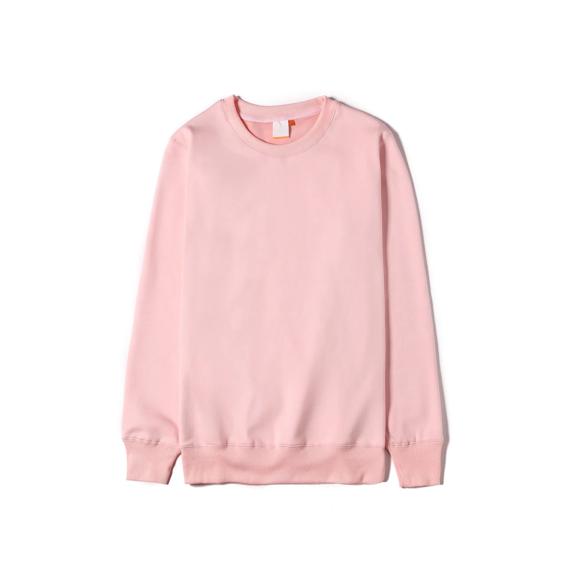 

New Winter Style Men's Solid Long Sleeve Tshirt Casual Blank Cotton Warm Sweatshirt Unisex Pullover Hoodies with O Neck Women