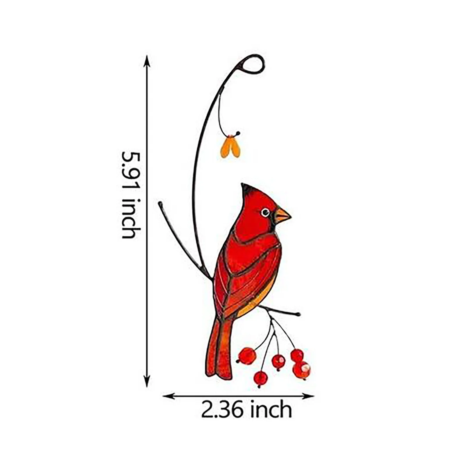 

Bird Stained Glass Ornament Window Hangings For Window Hanging Ornament decoracin de habitacin