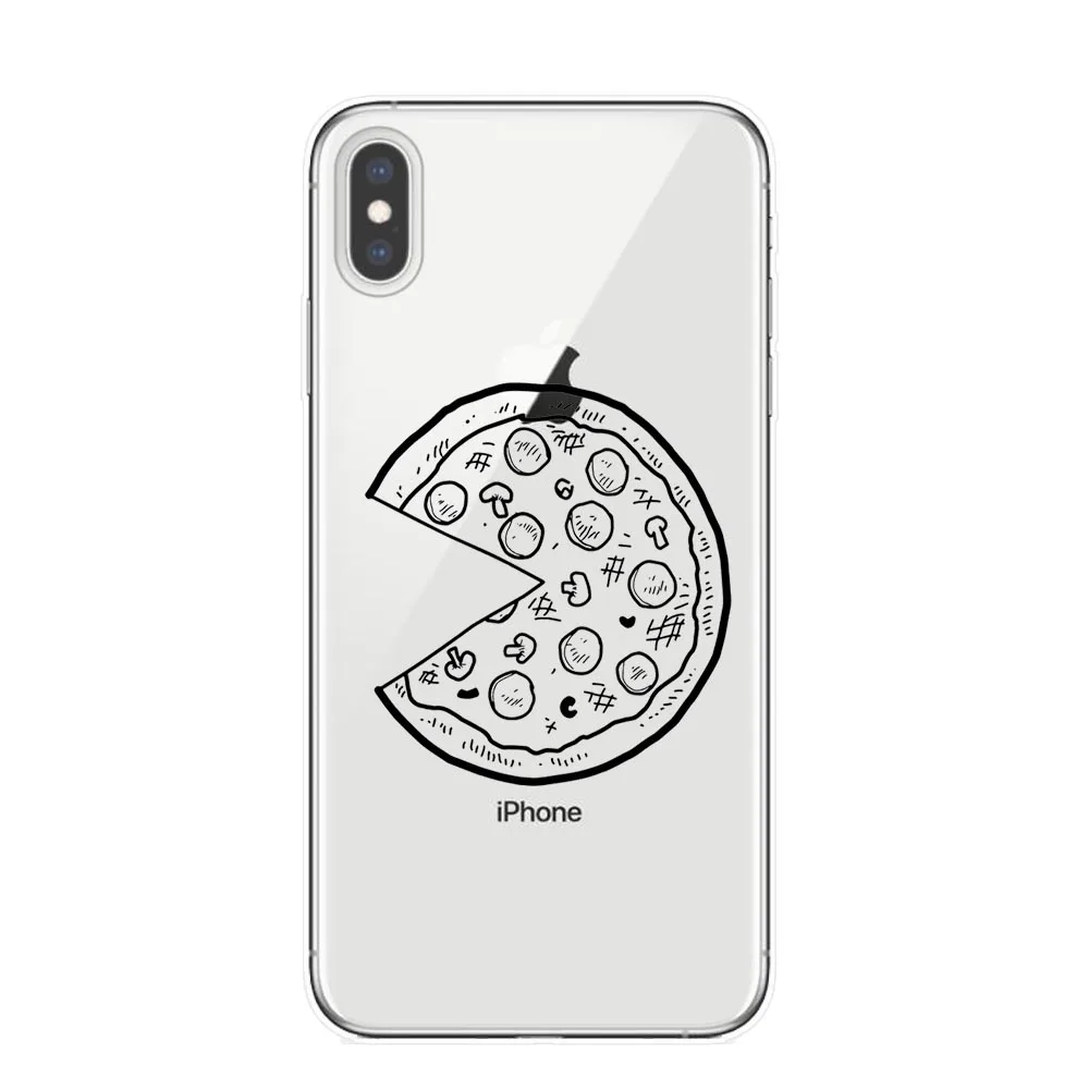 Забавный чехол для телефона Pizza Best Friends iPhone 11 Pro X XS MAX XR 7 8 6 6s Plus 5S SE милый динозавр