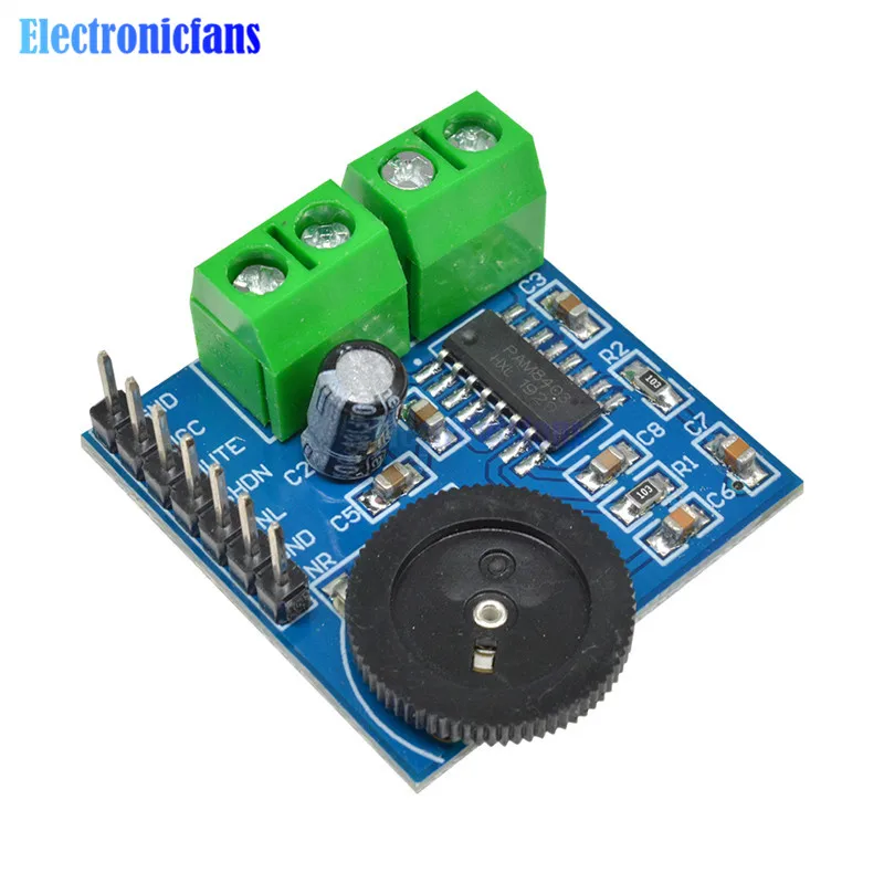 Мини усилитель звука PAM8403 регулировка громкости 3 Вт * 2 стерео без филе класс D