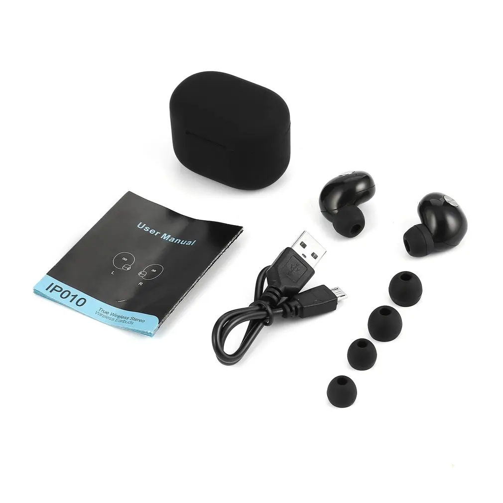 Мини Bluetooth наушники спортивные беспроводные стерео музыкальные вкладыши с