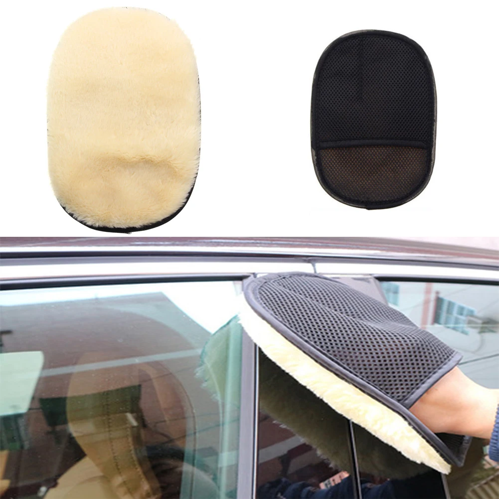 Щетка для мытья автомобиля перчатка ультратонкая волоконная полировочная ткань