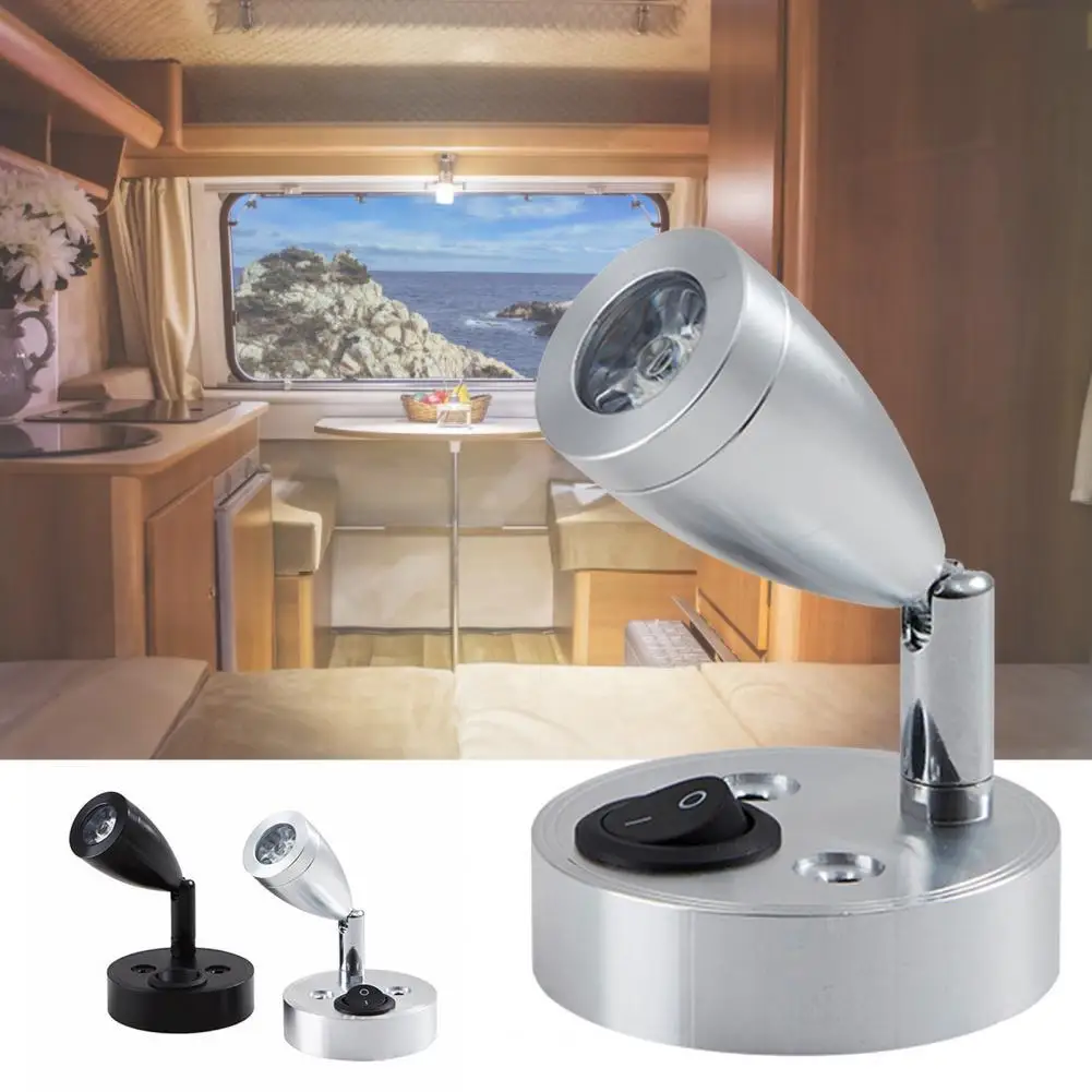 Кнопочный переключатель лампа для чтения с регулируемым углом 180 градусов