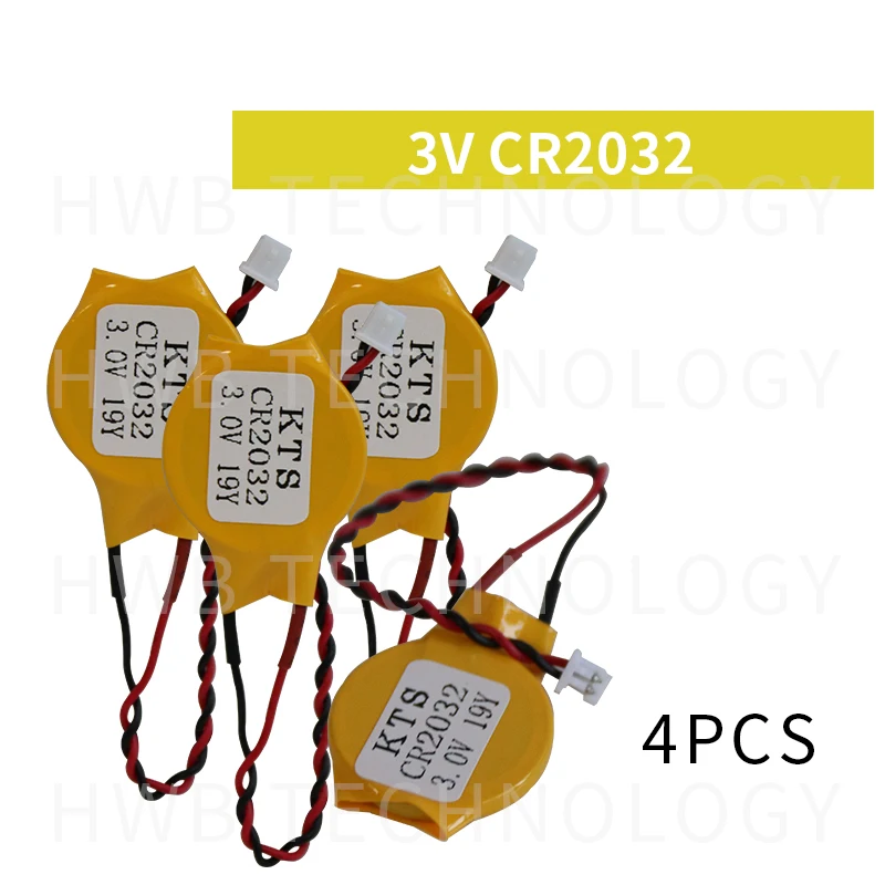 4 шт./лот оригинальная KTS CR2032 CR2032W 3V литиевая батарея компьютера сделано в Японии |
