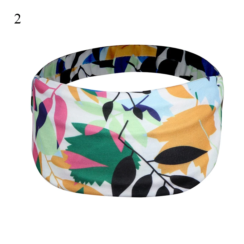 

Vintage Women Hairband Bohemia Style Sport Headbands For Women Elastic Hair Band Leaves Turban Headwrap Girls Hair Accessories