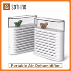 Новинка; Лидер продаж; Оригинальный XIAOMI SOTHING Мини Портативный завод осушитель воздуха 150 мл перезаряжаемые повторное использование осушитель воздуха для абсорбирования влажности