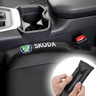 Автомобильная герметичная полоса с логотипом автомобиля, наполнитель для зазора на сиденье, прокладка для заглушки сиденья, аксессуары для Skoda Octavia A5 A7 RS Fabia Superb Rapid Kodiaq