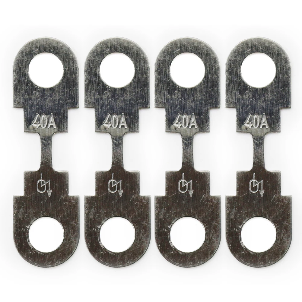 

4 шт. 40A Автомобильная плоская предохранительная лента из цинкового сплава 40 А без помещения для VW, Audi, SEAT, Skoda, Ford