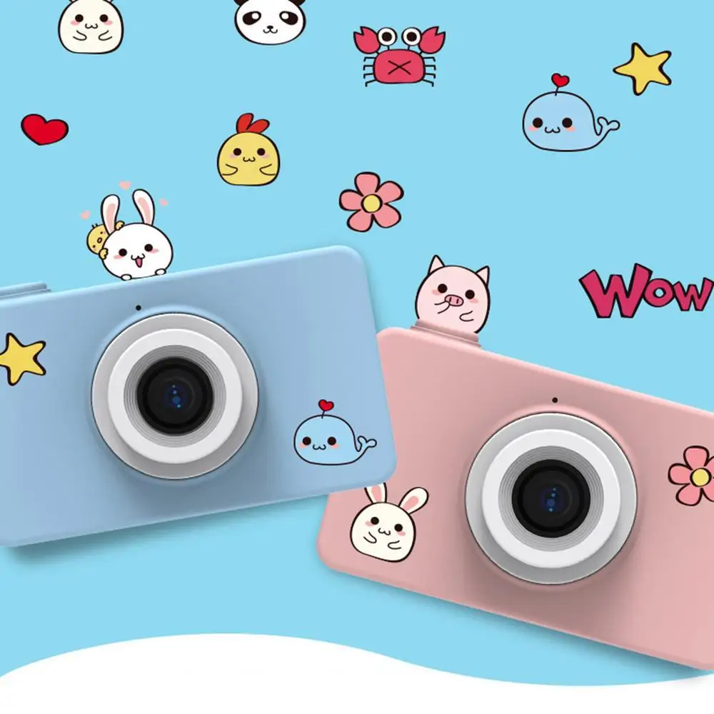 Детская игрушка камера 8MP мультфильм для записи HD видео мини видеокамера детей