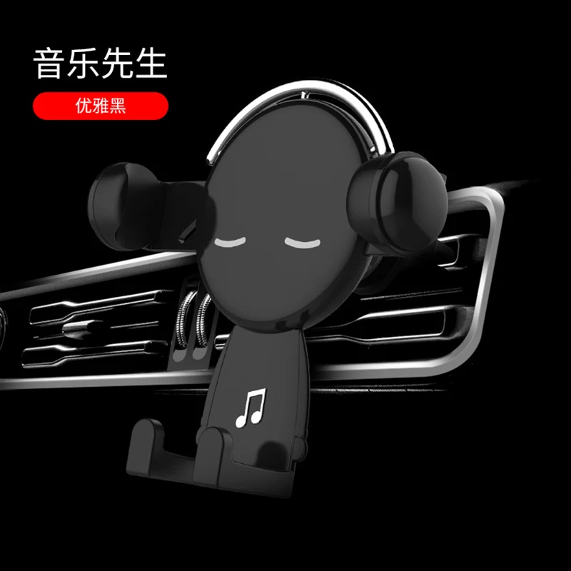 gravity car holder for phone in car air vent clip mount no magnetic mobile phone holder gps stand accessories for iphone samsung free global shipping