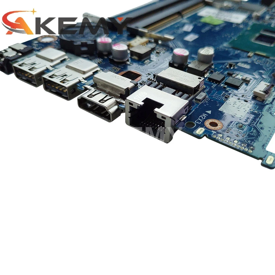 Billig Für HP 15-BS Laptop Motherboard 928640-601 928640-001 CSL50/CSL52 LA-E801P Mit I7-7500U CPU R7 M340/2GB GPU DDR4 MB 100% Getestet