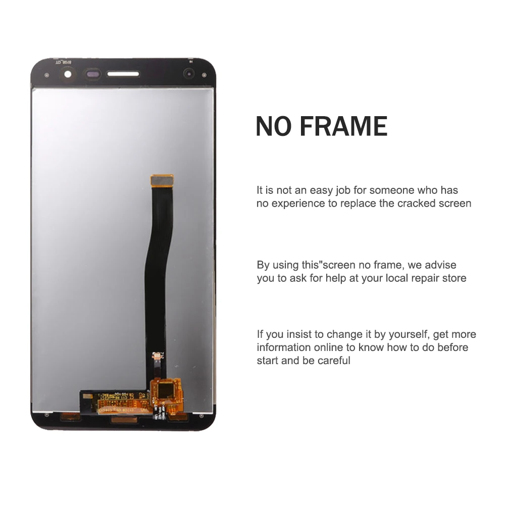 5 &quotЧерный для Asus ZenFone 3 ZE552KL ЖК-дисплей Панель кодирующий преобразователь