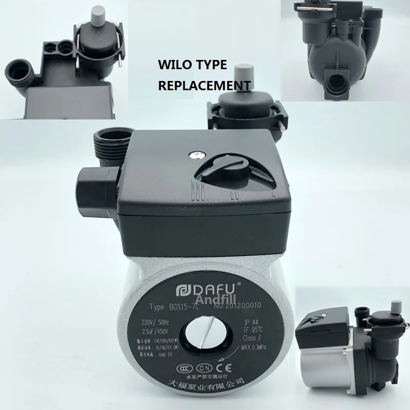 

Replacement Wilo wall mounted boiler water pump gas boiler pump