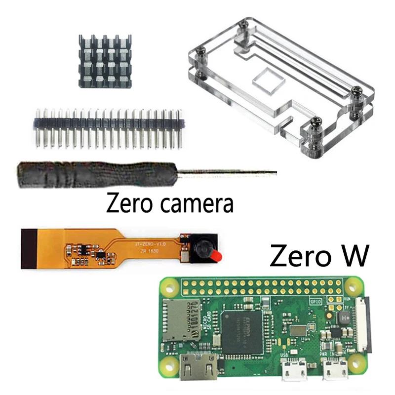 Raspberry Pi Zero W Kit 5MP камера с радиатором отвертка нулевым кабелем 15 см | Компьютеры и