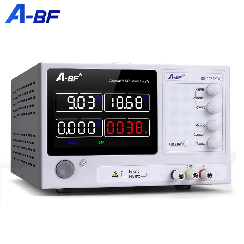 

A-BF Switching Lab Power Supply Unit Color Screen Adjustable DC Stabilized Source High Precision 4 Digit Power Bench Source LED