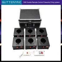 d06 double remote control wireless 6 cues receiver stage wedding equipment firework fountain base machine