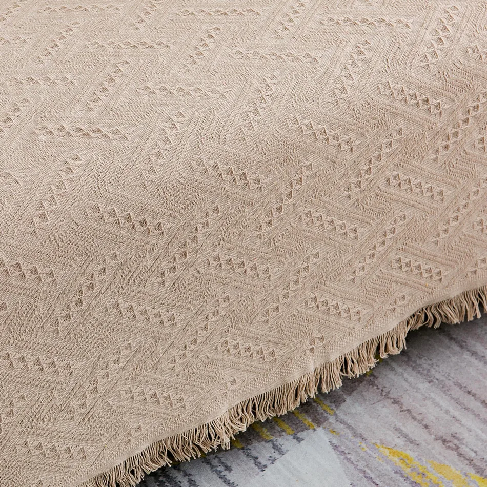 Скандинавское покрывало с кисточками для дивана дома постельные принадлежности