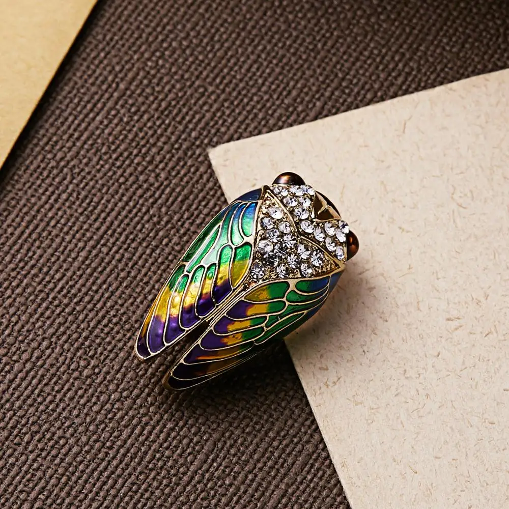 Броши в виде насекомых животных красочная имитация жемчуга искусственная пчела