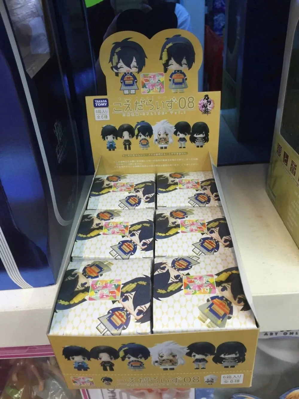 6 шт. Touken Ranbu Online Kashuu Kiyomitsu Mikazuki kogitsunemaru мини аниме Коллекционная экшн фигурка новый