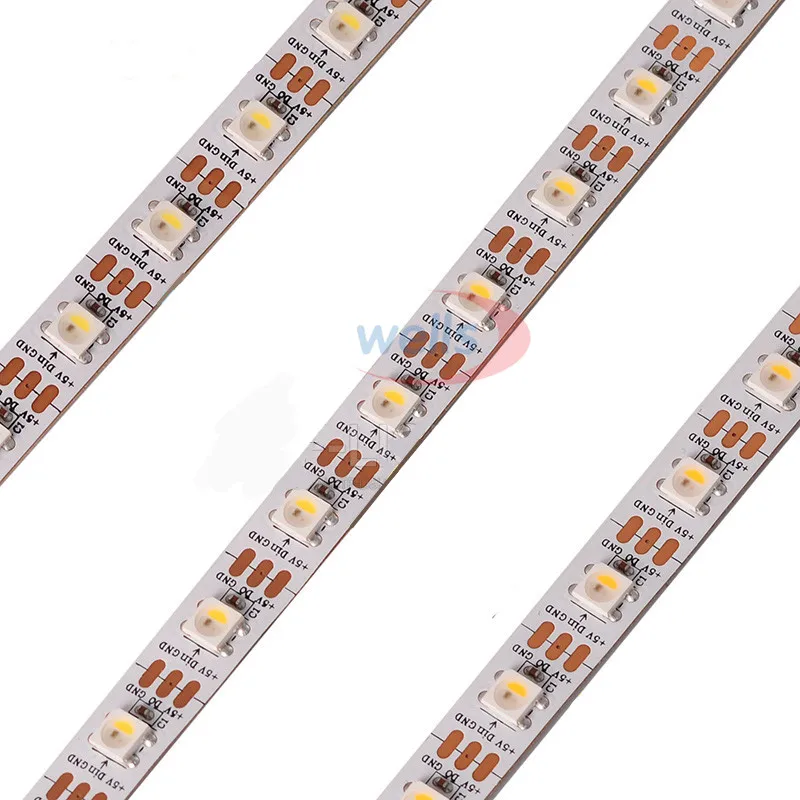 1 м/4 м/5 м SK6812 (аналогичный ws2812b ) RGBW 4 в 30/60/144 светодиодов/pixles/m Индивидуальная