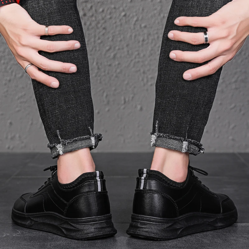 Men Tennis Shoes 2021 Tenis Masculino Chaussures Homme High Top Boots Outdoor Jogging Walking Fitness Zapatillas De Deporte