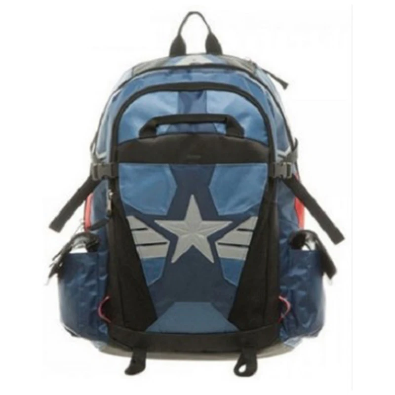 Рюкзак для путешествий с героями Диснея Marvel Капитан Америка Дэдпул сумка