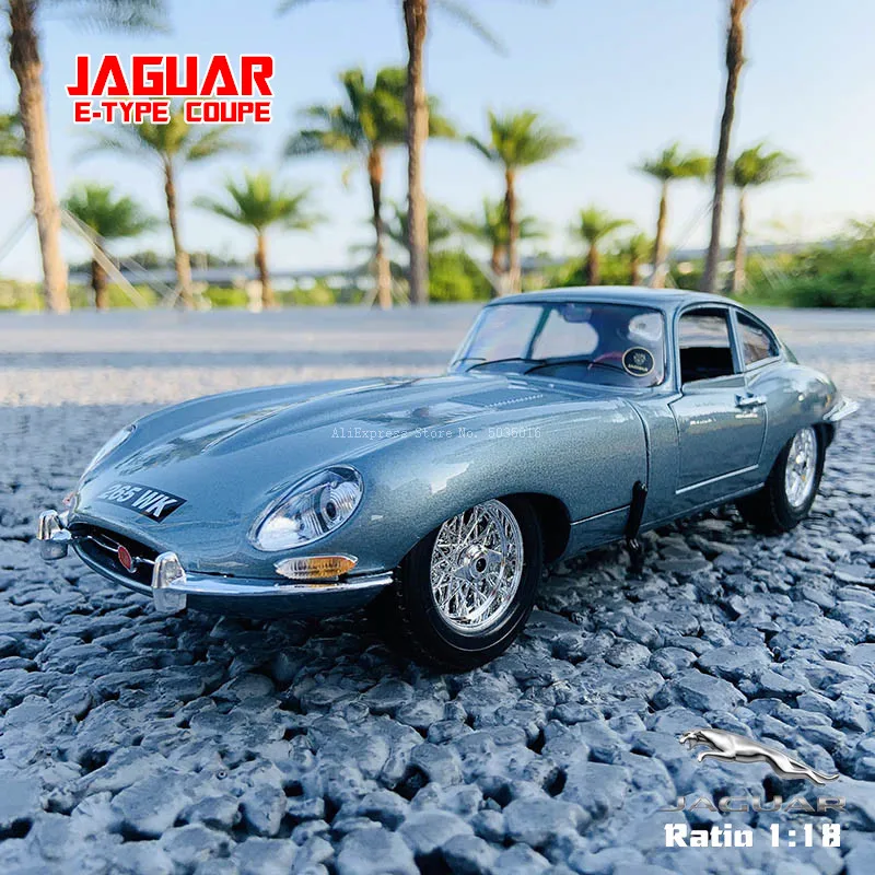 Bburago 1:18 Jaguar E type Coupe классический автомобиль из сплава Ретро модель автомобиля