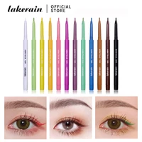 lakerain 12 colors colorful matte eyeliner lasting waterproof smokey eyes makeup natural red white black eyeliner gel pen